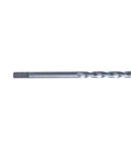 Built Like A Tank 5/32 By 3.5 Inch Flat Shank Carbide Tipped Masonry Drill Bit with a twisted design for concrete drilling.