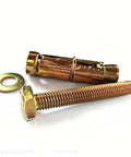 Heavy Duty Expansion Bolts M6 x 50mm Sleeve Anchors For Concrete Brick And Masonry 12 Pack Includes 0.39 To 0.47 Inch Drill Hole