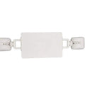 Emergency Exit Sign With Battery Backup, Dual LED Adjustable Heads, 120/277V Wiring, Low Power 3.5W, 4W Output, Fire-Retardant ABS Housing