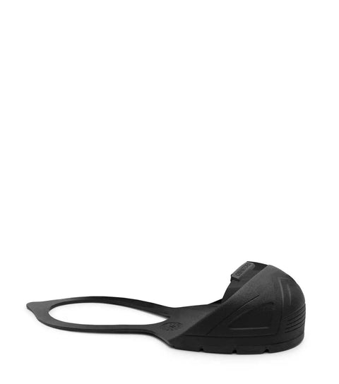 Solid Steel Toe Safety Overshoes All Black Low Profile Non Slip Rubber Backstrap Portable Impact Shield Unisex Work Boot Covers Medium Mens 8 To 10 Womens 10 To 12 Real Deal Grind Kickcovers