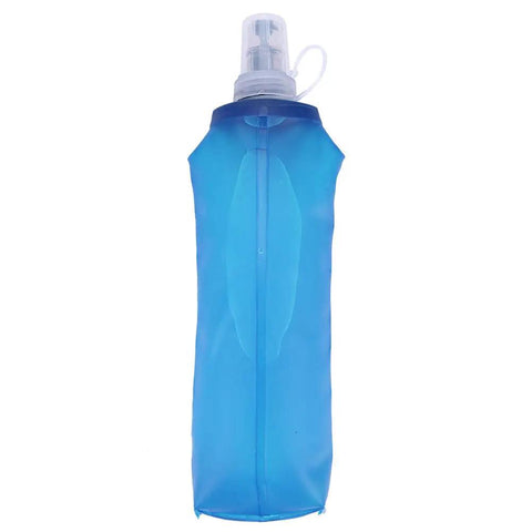 Portable Hydration Pack With 250ml Soft Reservoir For Hiking, Cycling, Camping And Outdoor Activities, blue TPU material