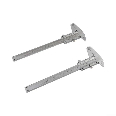 Carbon Steel Digital Caliper 0-150mm Oil Gauge showing dual reading scale and polished finish for precise measurements.