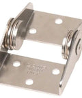 Sugatsune LAMP Friction Hinge for monitors and displays 304 stainless steel with 21.7 lbs in torque, front view