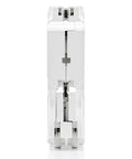 Side view of 20 Amp 1 Pole Plug-On AFCI GFCI Branch Circuit Breaker With Hydraulic Magnetic Trip 120 VAC White LB120-DF