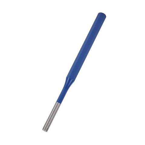 Heavy Duty Steel Pin Punch Kit With Kickass Ergonomic Blue Handles And Tough As Nails Heat Treated Drift Center Punch, 150 mm long.