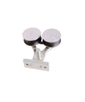 Sliding Barn Door Hardware Kit Top Mounted Dual Wheel Stainless Steel part for smooth operation