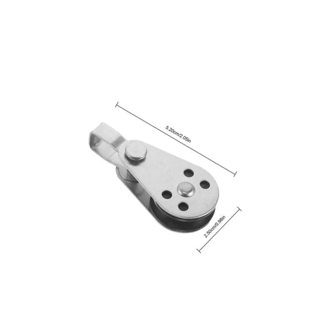 Stainless Steel Pulley Block Set With Marine Bearings And Roller Wheel Swivel Hardware For Kayak And Sailboat Heavy Duty Rope