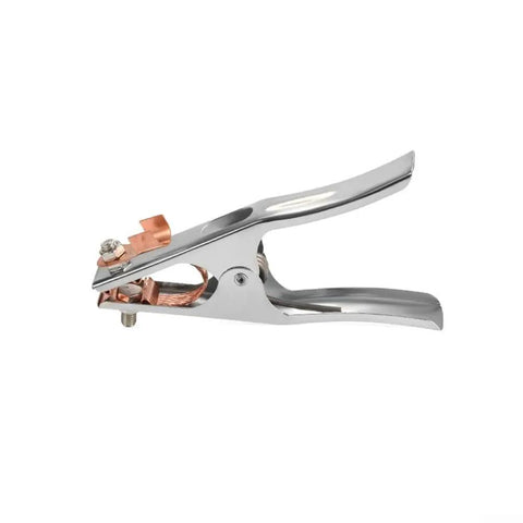 Heavy Duty Welding Ground Clamp For Mig Tig And Mma Welders with snug copper jaw grip and ergonomic handle design.