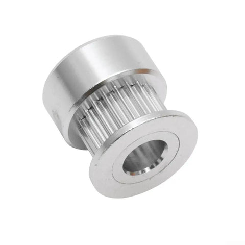 Heavy Duty Timing Belt Pulley Kit With 20 And 60 Tooth Sprockets For 3D Printer Builds, 200Mm Closed Loop Belt, Aluminum Alloy Idler Wheels, 6Mm Wide Track Gear, 6.35Mm Bore Fits Rigid Print Arms silver aluminum timing pulley with 6.35mm bore