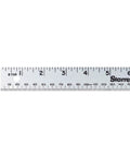 Aluminum Meter Stick Ruler 39.37 Inch Metric And English Dual Scale With One Eighth Inch Wide Blade And 0.075 Inch Thickness close-up view