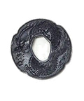 Replacement Tsuba Guard For Tactical Katana And Wakizashi Practice Swords, durable polypropylene, dragon samurai style