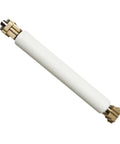 Heavy Duty Paper Shaft Roller For ZT410 And ZM400 Thermal Printers with white surface and brass ends for reliable media feed performance.
