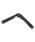 4 Pack 9 Inch 180 Degree Rotatable Folding Lid Support Hinges Black Heavy Duty Iron Construction For Cabinets Boxes Chests Durable Anti Rust Finish
