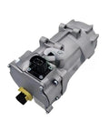 EV Air Conditioner Compressor And Cooling Pump For Baic EU5 EU260 EX360 EU400, silver metallic unit with electrical connector.