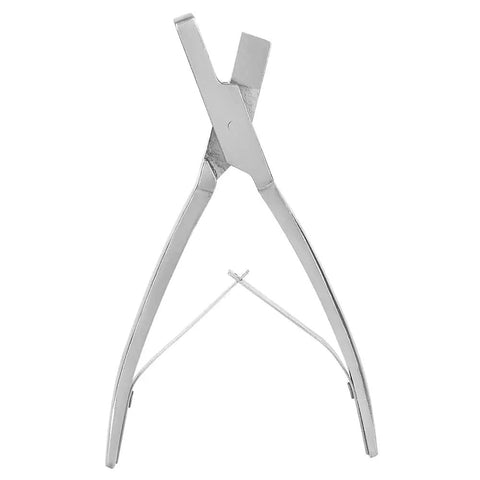 Stainless Steel Pig Ear Tag Pliers For Farm Animals Identification Tool V Shape Lightweight And Durable