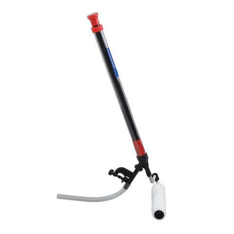 Top Rated Semi Self Priming Paint Roller For House Walls And Ceilings And Multifunctional Indoor Outdoor Brush with long handle and roller attached.