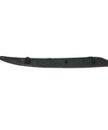 Fresh Left Driver Side Rear Bumper Reflector For Tesla Model S Red Marker Light Replacement showing curved black housing with red edge.