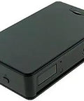 Black rectangular low light infrared hidden camera with active PIR for home or office security, discreet 720p wide view surveillance
