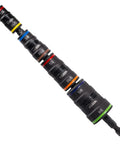 Nine In One Flip Socket Set For Impact Driver With Eight Hex Sizes From Quarter To Three Quarter Inch Four Flip Sockets And One Quarter Inch Bit Holder Rare Earth Magnet For One Hand Drive No Fuss Color Coded Sizing For Quick Grabs shown with color-coded rings for easy size identification.