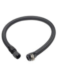 Super Slick Tucked Fuel Line Kit For Honda Civic And Integra With K20 Or K24 Engines Complete Feed Return Set, black braided hose