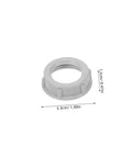 No Fuss 3/4 Inch Plastic Insulating Bushings 100 Pack weatherproof gray threaded bushing for electrical fittings.