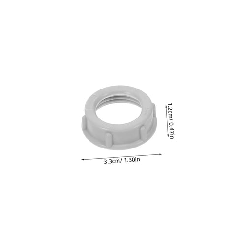 No Fuss 3/4 Inch Plastic Insulating Bushings 100 Pack weatherproof gray threaded bushing for electrical fittings.