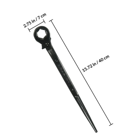 Durable Pointed Tail Ratchet Socket Wrench For Nuts And Bolts In Tight Squeezes Mini Adjustable Mechanic Kit with dimensions 2.75 in and 15.72 in.