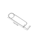 20pcs Stainless Steel Brooch Shape Cotter Pins Quick Lock Spring Safety Fasteners, 7.5cm long for secure industrial use.