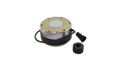 COKYIS forklift electromagnetic brake unit with round metal housing, wiring harness, and knurled adjustment knob