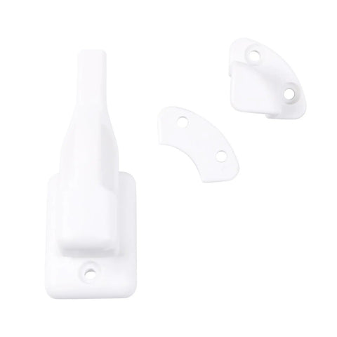 White Magnetic Car Door Holder And Retainer For Inside And Outside Use No Fuss Sturdy Nylon Latch Keeper For Campers Baggage Doors