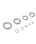 Flat Washer Set 480 Pcs 304 Stainless Steel Metric M2 To M10 Assortment Kit For Automotive Marine Electrical Appliance Hardware Repair Ideal For DIY Projects And Everyday Fixes Must Have, assorted stainless steel flat washers