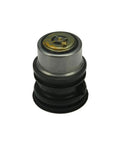 Heavy Duty Engine Coolant Thermostat For Porsche Cayenne And Macan, metallic body with rubber seal for reliable heat regulation.