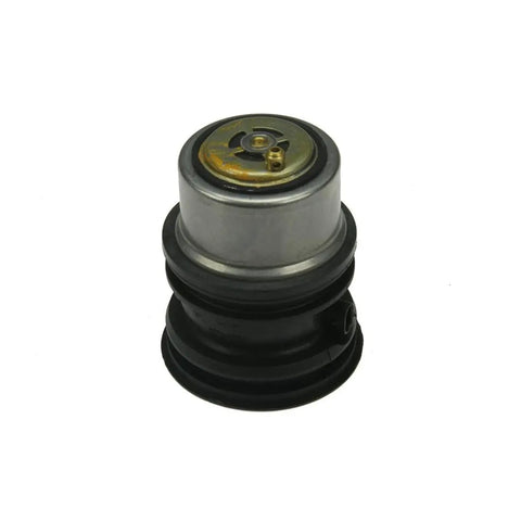 Heavy Duty Engine Coolant Thermostat For Porsche Cayenne And Macan, metallic body with rubber seal for reliable heat regulation.
