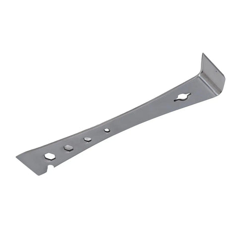Hardened 3Cr13 Stainless Steel Pry Bar Tool Heavy Duty Flat Claw Bar with chisel tips, 4 hex holes for woodworking, beekeeping, car disassembly, DIY repairs