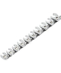 10 To 22 mm Metric Nut Wrench Set In Plated Steel Crows Foot Wrenches For 3 8 Inch Drive Heavy Duty Garage Grade on rack