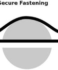 Diagram showing R clip for Adjustable Clevis Pin Set Half Inch By Two Inches Zinc Plated Steel With Eight Holes And R Clip.