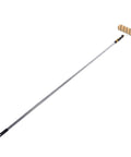9 Inch Paint Roller Kit With Rustproof Steel Frame And Ultra Thick Nap Pad Designed For Interior Walls And Ceilings, featuring a long handle.