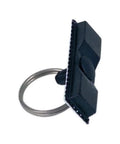 Side view of a black Magnetic Ceiling Hook with a 5 lbs pull, part of a set for hanging on metal surfaces like drop ceilings.
