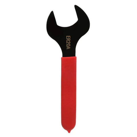 Castle Nut Wrench For ER20A Clamping Collet Chuck Spanner, red handle, steel, buffer tube nut tool for engraving machines