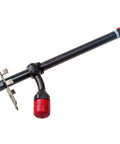 Beefed-Up Fuel Injector Set For Heavy Duty Construction Equipment, 4 Piece Kit Compatible With W14 W14FL 336B 336D 336DT, Part Numbers A59092 A140830, Delivers Precise Fuel Metering And Consistent Engine Power. single black fuel injector with red caps