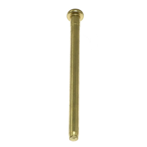 4 Pack 3.5 Inch Door Hinge Pins For Wood Interior Doors Self Closing Replacement Pins For Kitchen And Garage Built To Last Rounded Corner Hinges Durable Stainless Steel With Gold Finish Fits Most Standard Hinges, single pin image