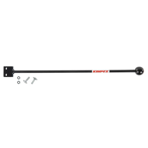 Hand Shifter Arm Extension Lever For Easy Hand Shifting On Motorcycles And ATVs, steel with mounting screws, top view