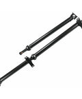 Tough As Nails Rear Driveshaft Support Bracket Direct Swap Replacement For Dodge Sprinter 2500 And 3500 Freightliner Vans 2003 Through 2006 2.7L Turbo Diesel durable black metal driveshaft support bracket set.