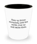 "Funny RC Planes Gift For RC Fans, Ceramic 1.5 Oz Shot Glass With Airplane Theme, RC Aircraft Humor For Pilots, Dishwasher Safe," quote