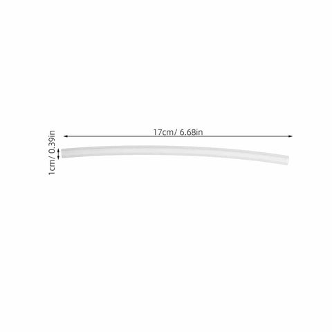 Flexible Silicone Desoldering Hose Replacement Set 2 Pack Pro Grade Solder Extraction Tool Tube Heat Resistant dimensions shown