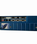 MMC-SD-6.0-460-D Servo Drive Used For CNC And Industrial Automation, High-Performance Servo Driver With Ready 3-Phase Power, Reliable Replacement Part, Great Value. Blue servo drive front view with connector ports
