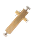 Pro Grade Violin Luthier Inlay Tool Curved Saddle Knife Accessory for Precise Grooving and Engraving with brass body and screws
