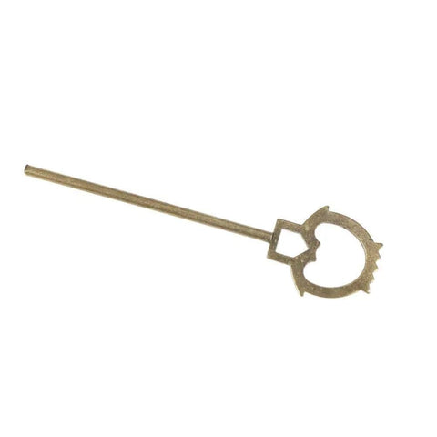Old School Antique Bronze Decorative Hinge for Small Cabinets and Wooden Boxes, Chinese Style Furniture Hardware key detail
