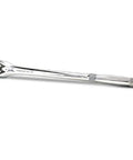 Pear Head Ratchet With Half Inch Drive Long Handle Quick Release 45 Tooth Gear For Smooth High Torque Sealed Design Keeps Debris Out