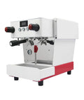 Commercial Espresso Machine With Dual Boiler And 6 Liter Capacity, 220V, Rotary Pump, 9 Bar Extraction, stainless steel panel